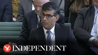 Watch again: Rishi Sunak gives evidence during a Liaison committee session