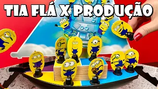 Não DERRUBE os MINIONS! Tia Flá X Produção