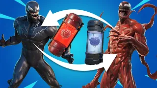 What Happens If Venom And Carnage Simultaneously Use Mythic Symbiote Waepons On Each Other? Fortnite