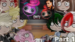 Mha/Bnha Reacts to CoryxKeshin!//GCRV//Part 1//Poppy Playtime Chapter 2//@CoryxKenshin