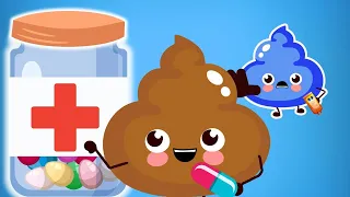 Medicine is not CANDY Little Poo Poo! | Silly Health and Safety Songs by Papa Joel’s English