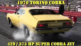 Super Cobra Jet Torino vs Olds 442 400 w/Tri Power - 1/4 mile Video - Pure Stock - Road Test TV ®