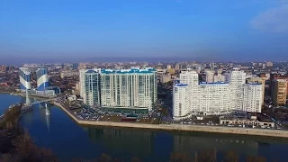 Краснодар с высоты птичьего полета / день ночь / Krasnodar city