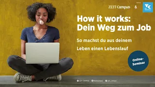 Online-Seminar "So machst du aus deinem Leben einen Lebenslauf"