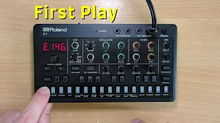 Roland AIRA S-1 Tweak Synth | First Play (no talking)