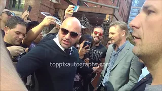 Liam Neeson - SIGNING AUTOGRAPHS while promoting at the 2017 TIFF