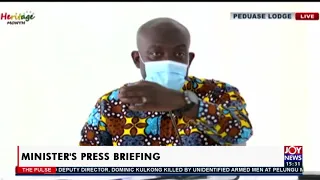 Minister’s Press Briefing: COVID-19 Update – The Pulse on JoyNews (8-3-21)