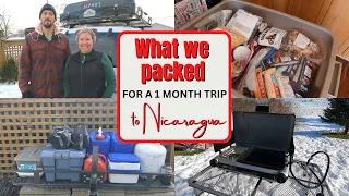 DRIVING from CANADA to NICARAGUA | What we PACKED | Car Camping - CAMPING in our ROOF TOP TENT