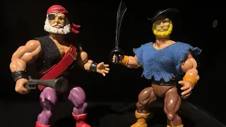 Remco Pirates of the Galaxseas Patch and Cutlass Figures