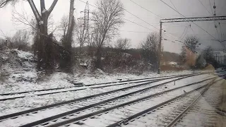 Departure from Lviv, Ukraine train station