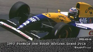 1993 F1 South African Grand Prix Line Racing