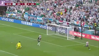 Hattrick of offside goals after Messi opener, Argentina VS Saudi arabia