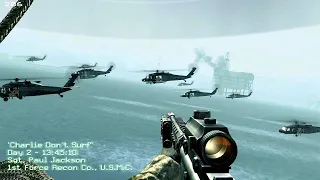 Call of Duty 4: Modern Warfare PC FULL HD Walkthrough (1080p) 60FPS MISSION 5 : Charlie Don't Surf