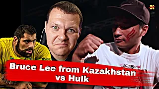 Реакция на Bruce Lee from Kazakhstan vs Hulk | Армспорт | Армрестлинг Казахстан реакция KASHTANOV
