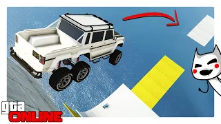 НЕЛЕПЫЙ И ВЗРЫВНОЙ СПУСК  (ГТА 5 ОНЛАЙН, GTA ONLINE)