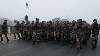 Para SF Republic Day Parade Practice at Rajpath 2020