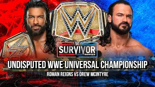 WWE 2K23 - Roman Reigns Vs Drew McIntyre - Undisputed WWE Championship | WWE Survivor Series