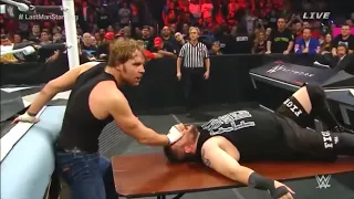 Dean Ambrose Vs Kevin Owens - Last Man Standing Match - Full Fight HD.