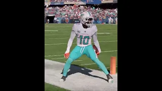 TYREEK HILL RECEIVING  TOUCHDOWN  AND BACKFLIP CELEBRATION | MIAMI DOLPHINS