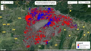 Flood Mapping using Sentinel-1 SAR data in Google Earth Engine  || Flood damage assessment using GEE