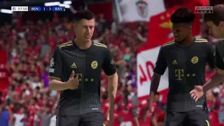 FIFA 22 - SL Benfica Vs. FC Bayern Munchen - PS4 Gameplay - UEFA Champions League Full Match | 4K