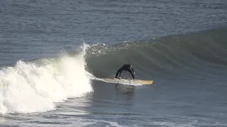 Ori longboarding on the world's longest wave