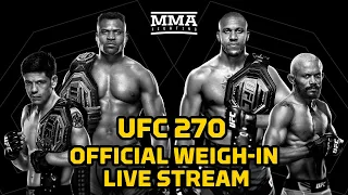 UFC 270: Ngannou vs. Gane Official Weigh-In Live Stream | MMA Fighting