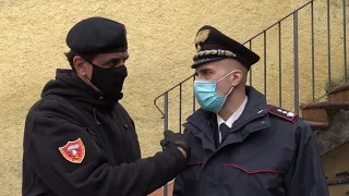 VALERIO STAFFELLI INCONTRA I CARABINIERI DI BRESCIA.