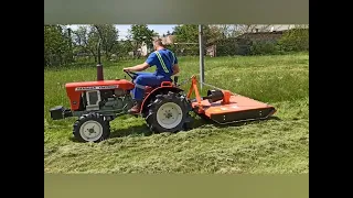 Skúška mulčovania s Yanmar YM 1300 D