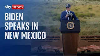 US President Joe Biden speaks about ‘Bidenomics’ in New Mexico