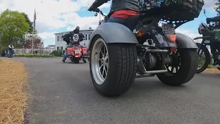 Bikers gather in Augusta to support 'Motorcycle Awareness Month'