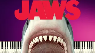 Jaws Theme - EASY PIANO TURORIAL