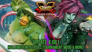 Halloween DLC, Tournament Mode & More! | Street Fighter 5: Arcade Edition - 4.081 Update | PS4 Pro