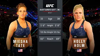 UFC 4 - Miesha Tate vs. Holly Holm [1080p 60 FPS]