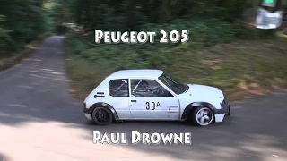 Peugeot 205 at the 5 clubs Hillclimb meeting Wiscombe Park September 2014 Paul Drowne