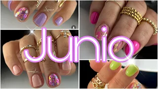 Tendencia en Uñas JUNIO 2024 🫰🏼✨💜 JUNE trendy nails 💅