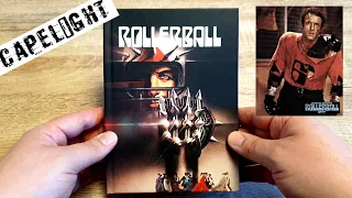 ROLLERBALL Kritik + Unboxing 4K/Blu-Ray 3 Disc UHD Mediabook Limited Editon Capelight James Caan