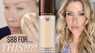 TOM FORD NEW TRACELESS SOFT MATTE FOUNDATION REVIEW AND WEAR TEST