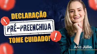 TUDO SOBRE A DECLARAÇÃO PRÉ-PREENCHIDA [IMPOSTO DE RENDA 2024]