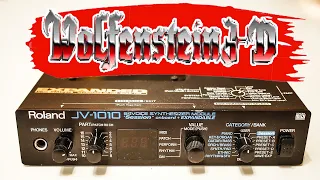 Wolfenstein 3D (1992) MIDI soundtrack OST on pro Roland synthesizer
