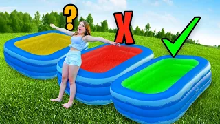 DON’T FALL Into The WRONG Pool! **GROSS Challenge**🤮 | Piper Rockelle