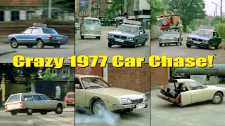 Ford Taunus 2,0 L vs Citroen CX 2000 - Crazy car chase in Copenhagen 1977