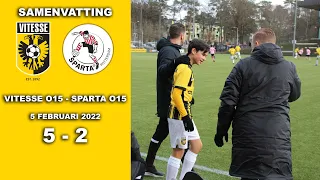 Vitesse O15 begint hervatting van de competitie sterk tegen Sparta