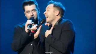 Westlife Mistakes on Stage