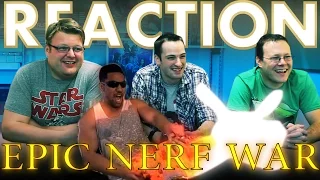 Most Epic Nerf War in History REACTION!! RackaRacka