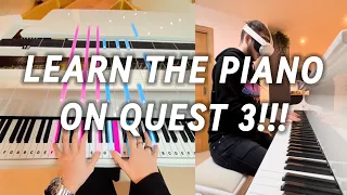 I Learned Interstellar On The Piano On The Quest 3!