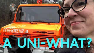 Test driving the Unimog 1300L/37 ex fire truck