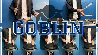 Goblin - Drumline Cadence | Split Screen Performance