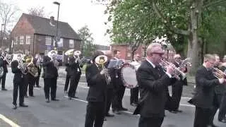 Tyldesley Brass Band at St George's Day in Leigh