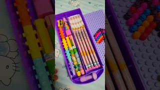 Filling latest pencil cases #filling #pencilcase #schoolsupplies #shorts #tikok #youtubepartner